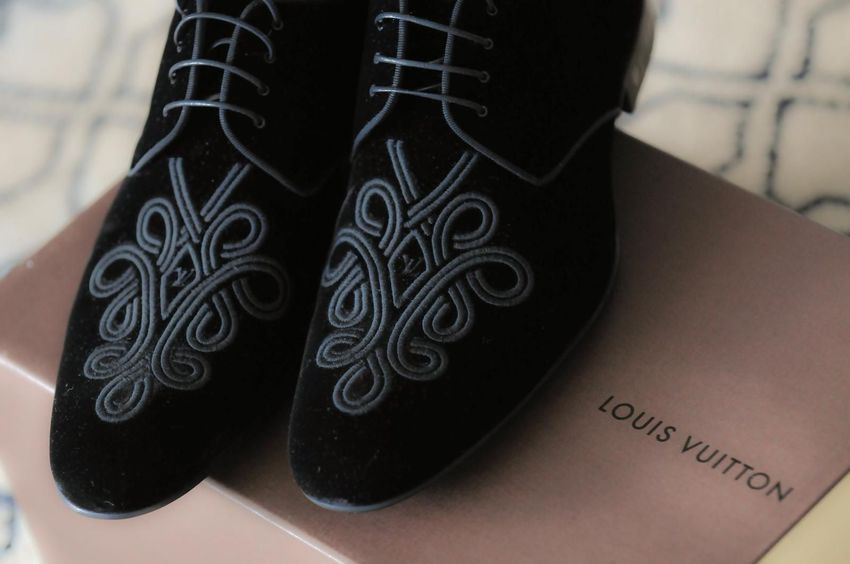 Groom Louis Vuitton shoes